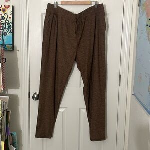 Outdoor Voices Cloud Knit Sweatpants Size 3X Chocolate Brown NWT Women’s